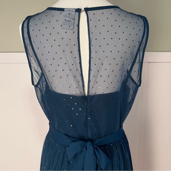 Disney Collection by Lauren Conrad size 10 sparkling crystal teal dress - Picture 5 of 10